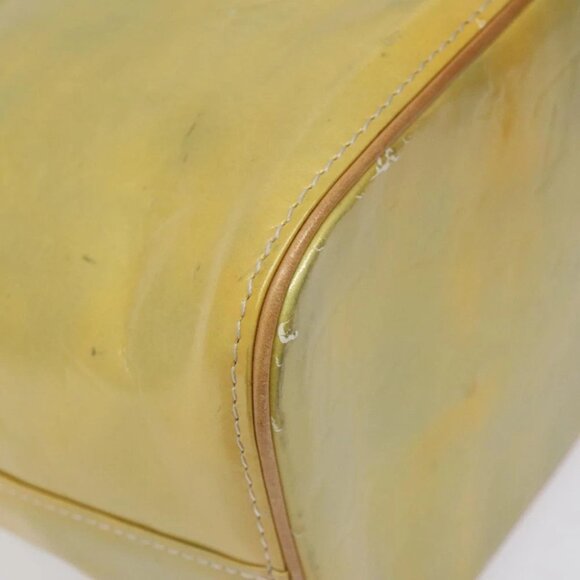 LOUIS VUITTON Monogram Vernis Houston Hand Bag Gris M91053 LV Auth 117329 - Picture 5 of 14